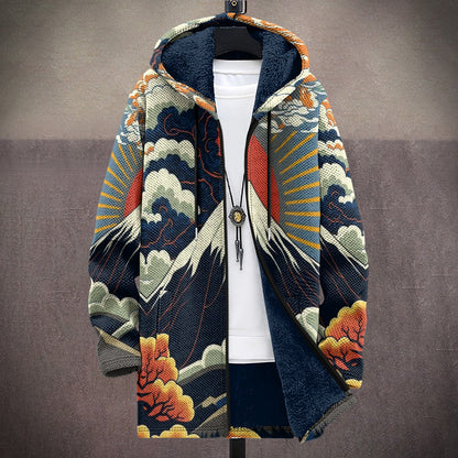 Kalina™ | Veste à capuche artistique — polaire douce, chaleur enveloppante, couleurs vibrantes