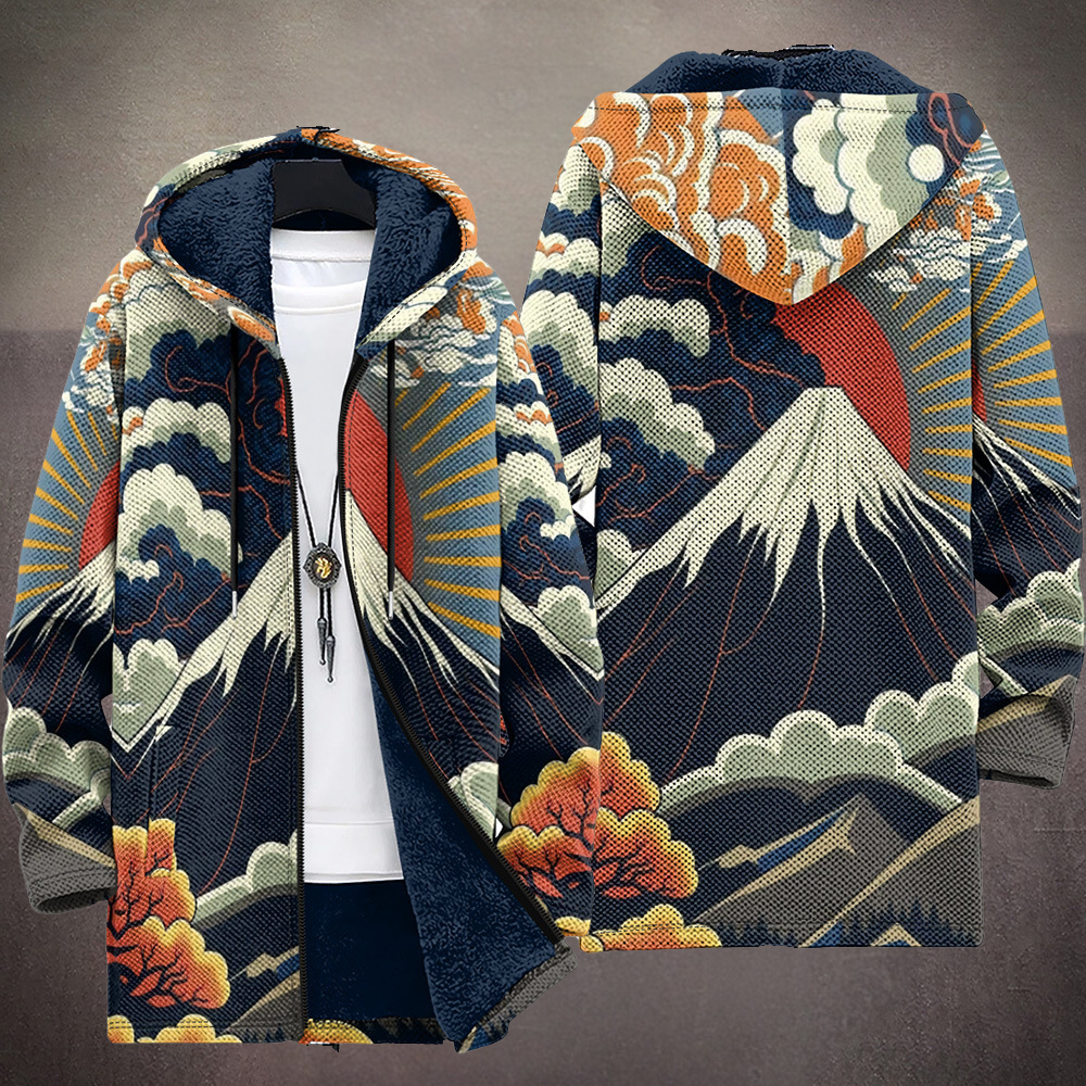 Kalina™ | Veste à capuche artistique — polaire douce, chaleur enveloppante, couleurs vibrantes