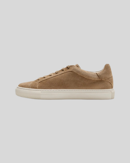 Felix™| Sneakers Oxford en Cuir Kaki