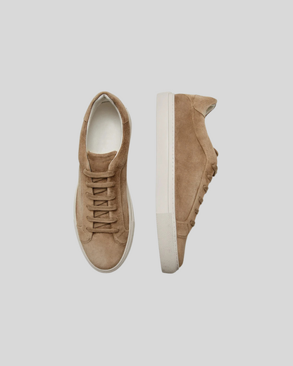 Felix™| Sneakers Oxford en Cuir Kaki