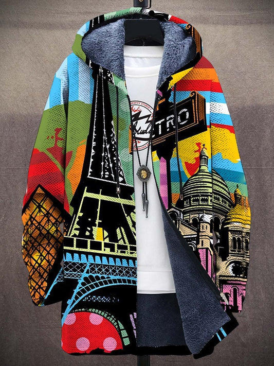Marlee™ | Veste à capuche artistique — polaire douce, chaleur enveloppante, couleurs vibrantes