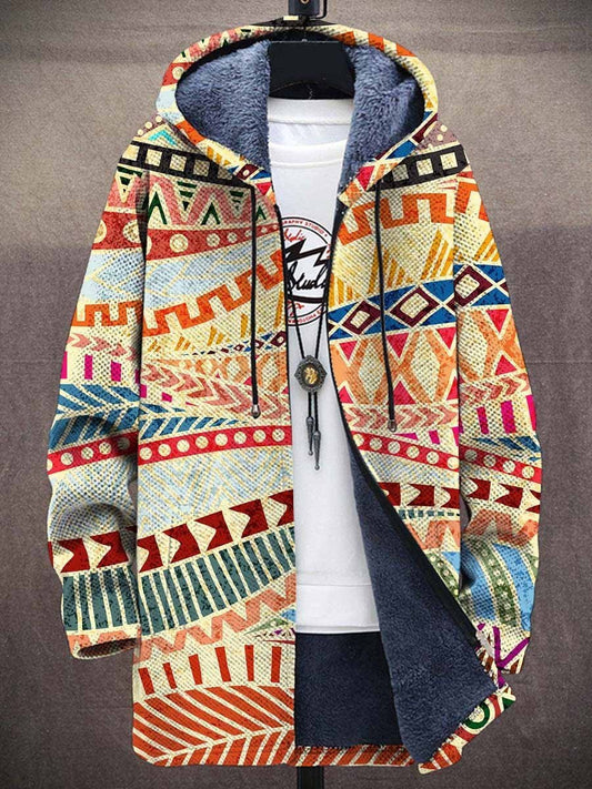 Mirrin™ | Veste à capuche artistique — polaire douce, chaleur enveloppante, couleurs vibrantes