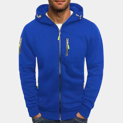 Nathan™ | Sweat à capuche zippé — doux, respirant, prêt pour tout