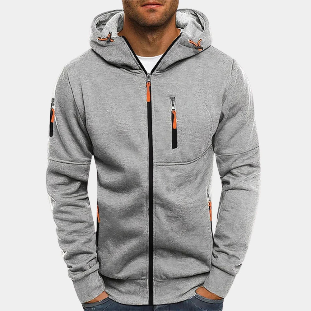 Nathan™ | Sweat à capuche zippé — doux, respirant, prêt pour tout