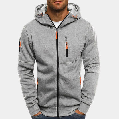 Nathan™ | Sweat à capuche zippé — doux, respirant, prêt pour tout