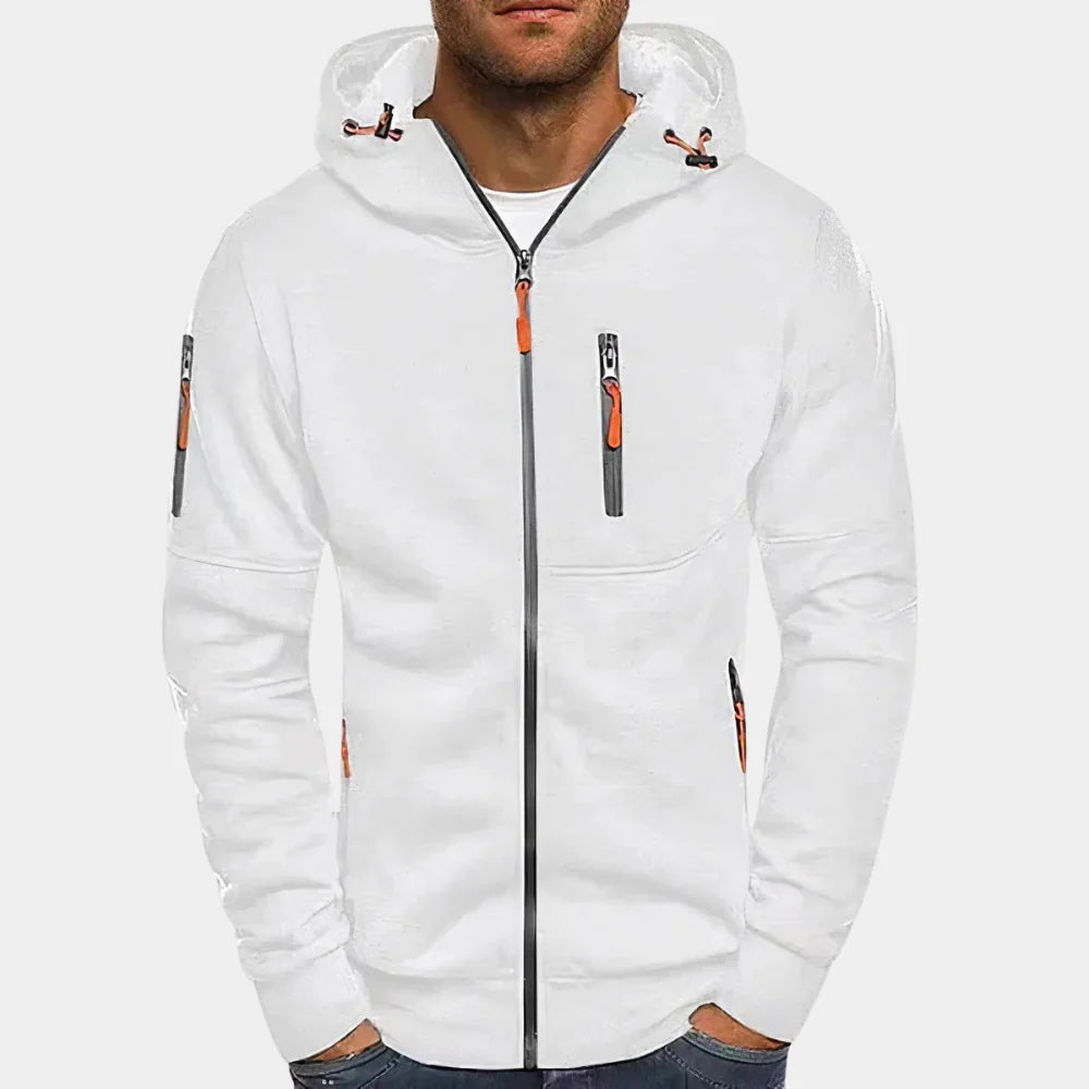 Nathan™ | Sweat à capuche zippé — doux, respirant, prêt pour tout