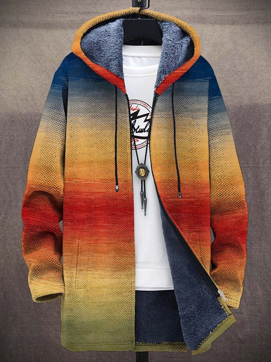 Noora™ | Veste à capuche artistique — polaire douce, chaleur enveloppante, couleurs vibrantes