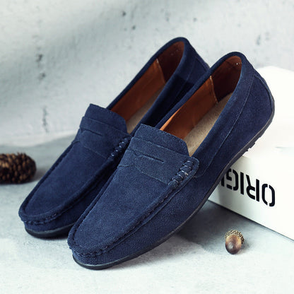Adrien™ | Mocassins en suède vintage