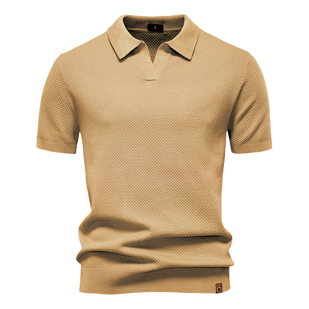 Noah™ | Polo texturé à col ouvert