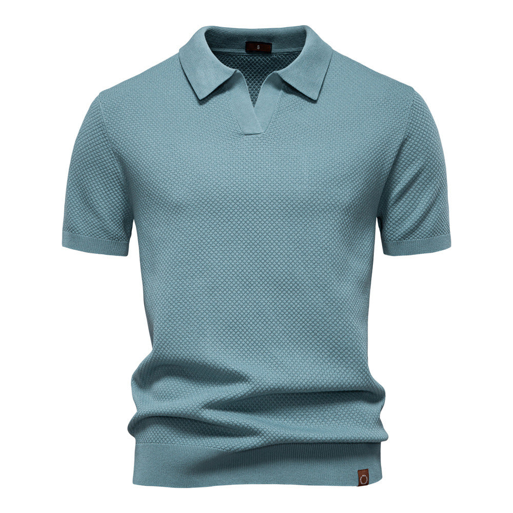 Noah™ | Polo texturé à col ouvert