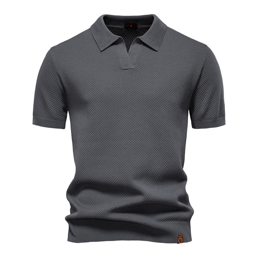Noah™ | Polo texturé à col ouvert