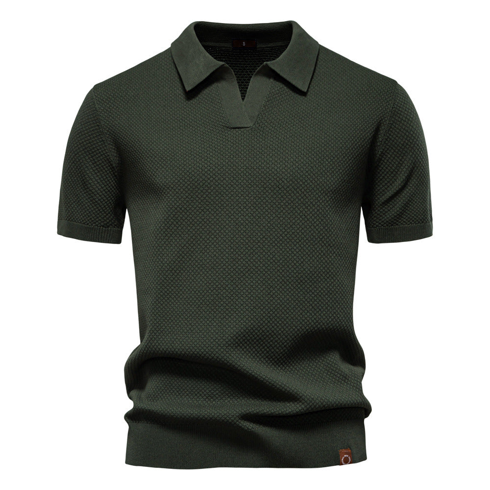 Noah™ | Polo texturé à col ouvert