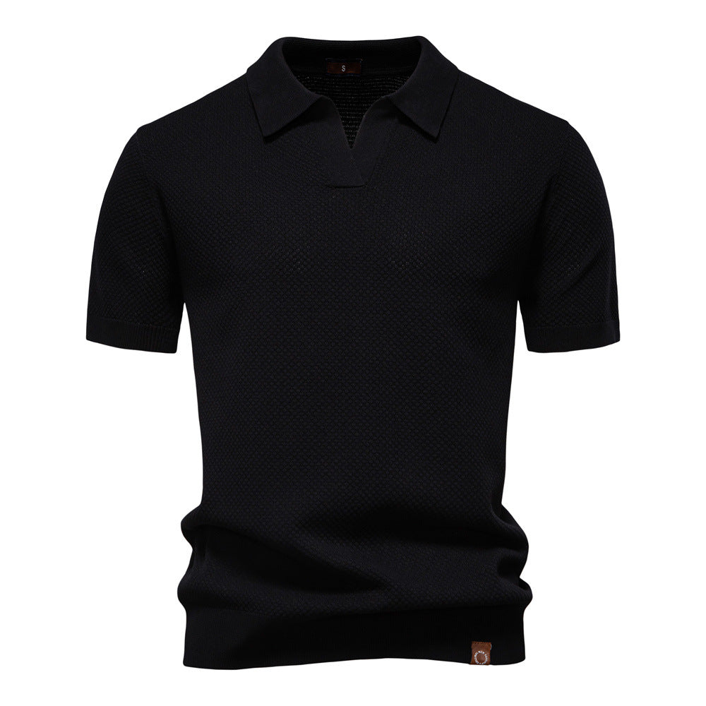 Noah™ | Polo texturé à col ouvert