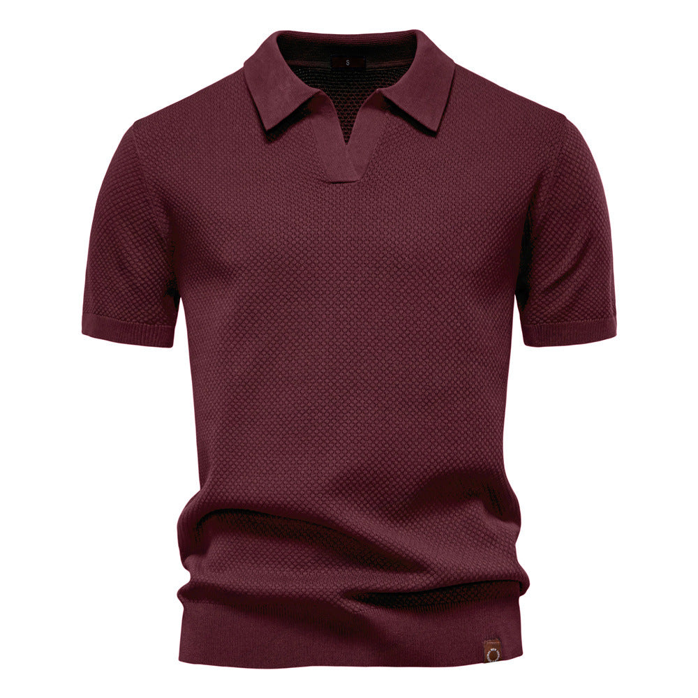 Noah™ | Polo texturé à col ouvert