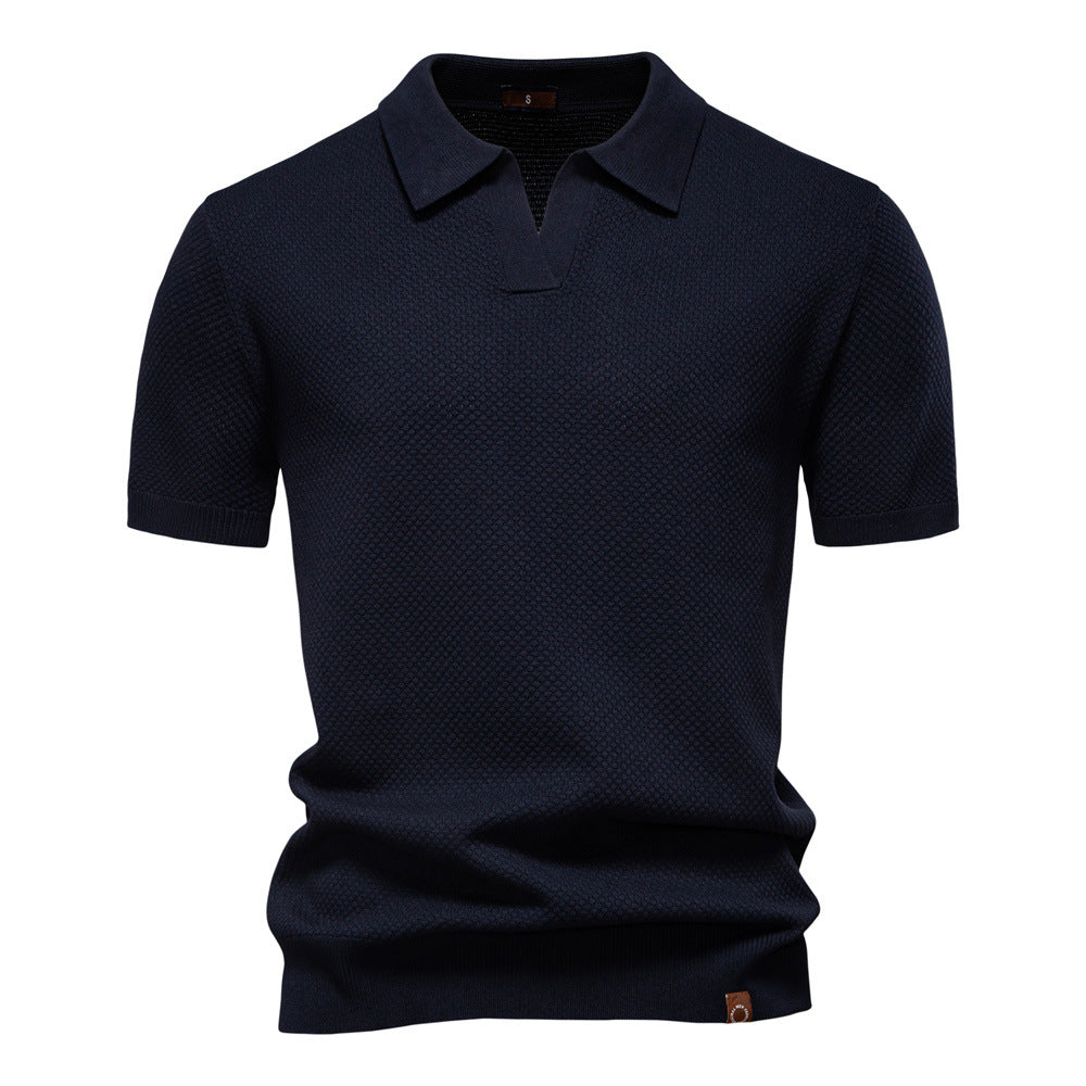 Noah™ | Polo texturé à col ouvert