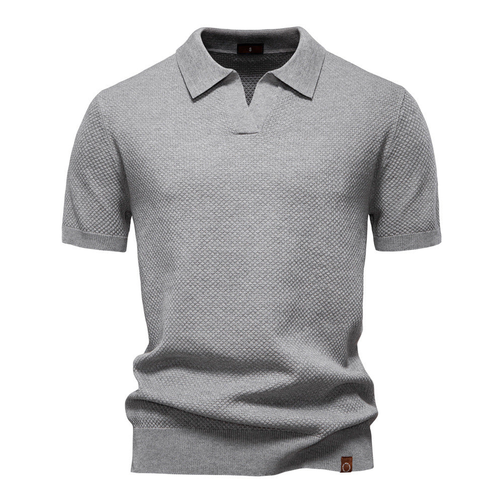 Noah™ | Polo texturé à col ouvert