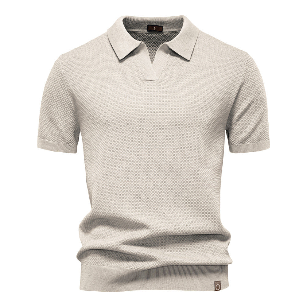 Noah™ | Polo texturé à col ouvert