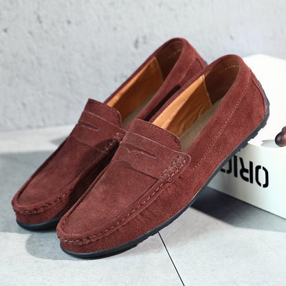 Adrien™ | Mocassins en suède vintage