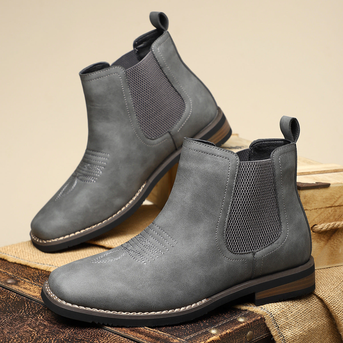 Laurent™ | Bottines Chelsea — élégance intemporelle & confort au quotidien