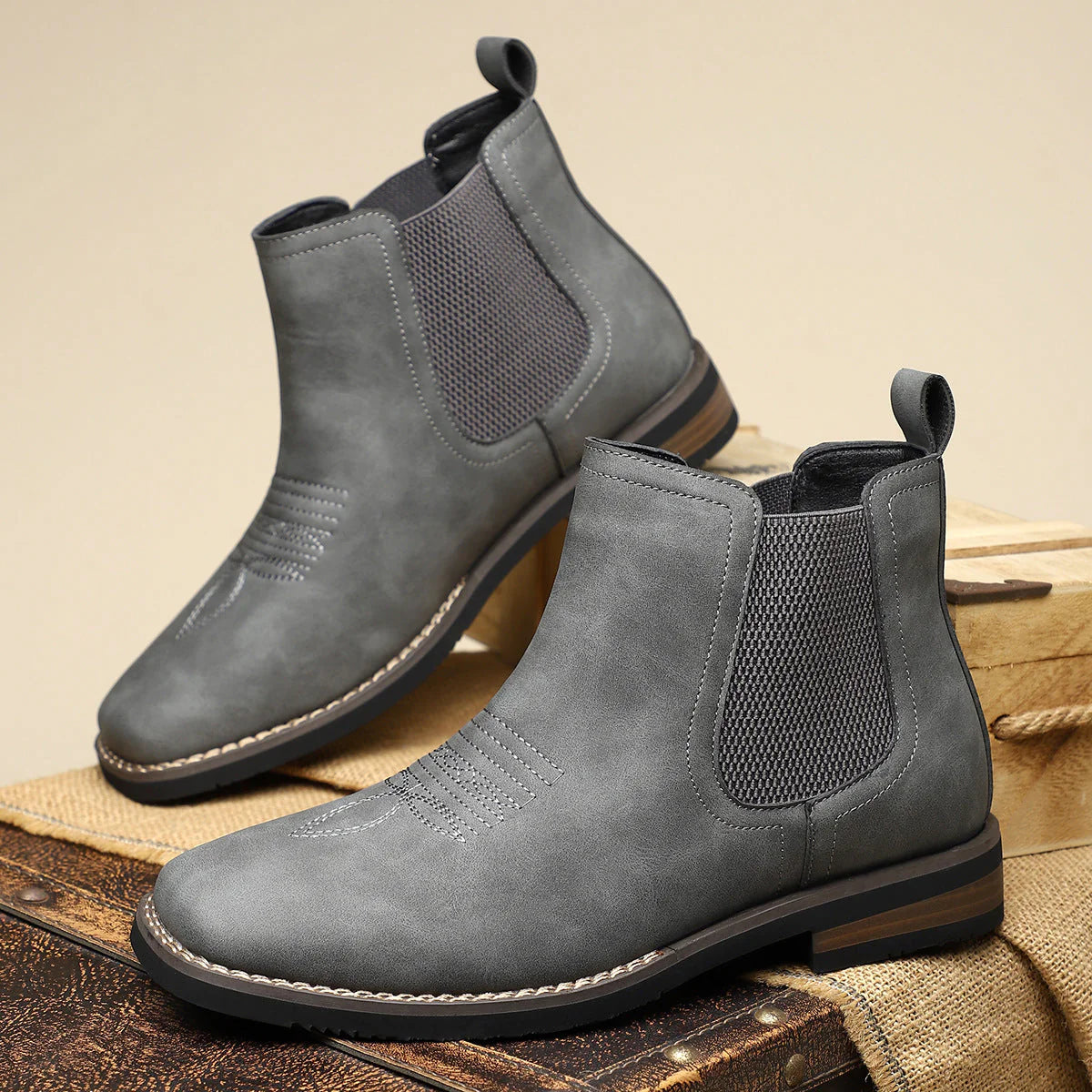Laurent™ | Bottines Chelsea — élégance intemporelle & confort au quotidien