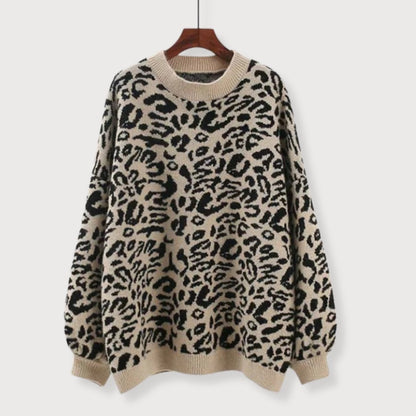 Christine™ | Pull Léopard Douillet et Tendance