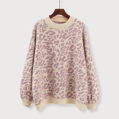 Christine™ | Pull Léopard Douillet et Tendance