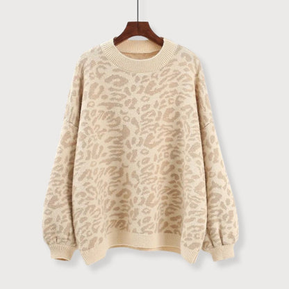 Christine™ | Pull Léopard Douillet et Tendance