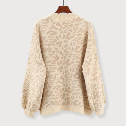 Christine™ | Pull Léopard Douillet et Tendance