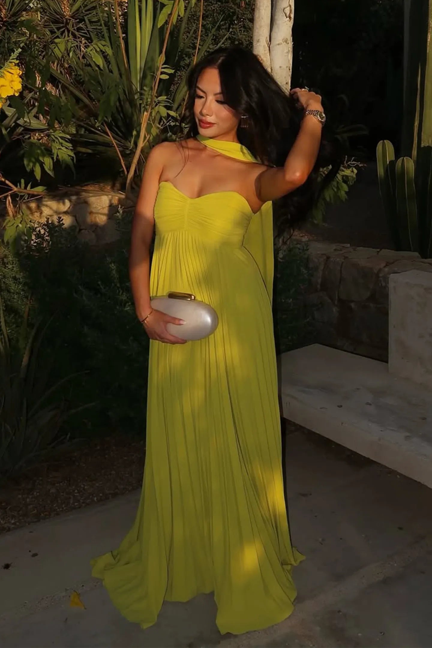 Caro™| Robe Longue Plissée Élégante