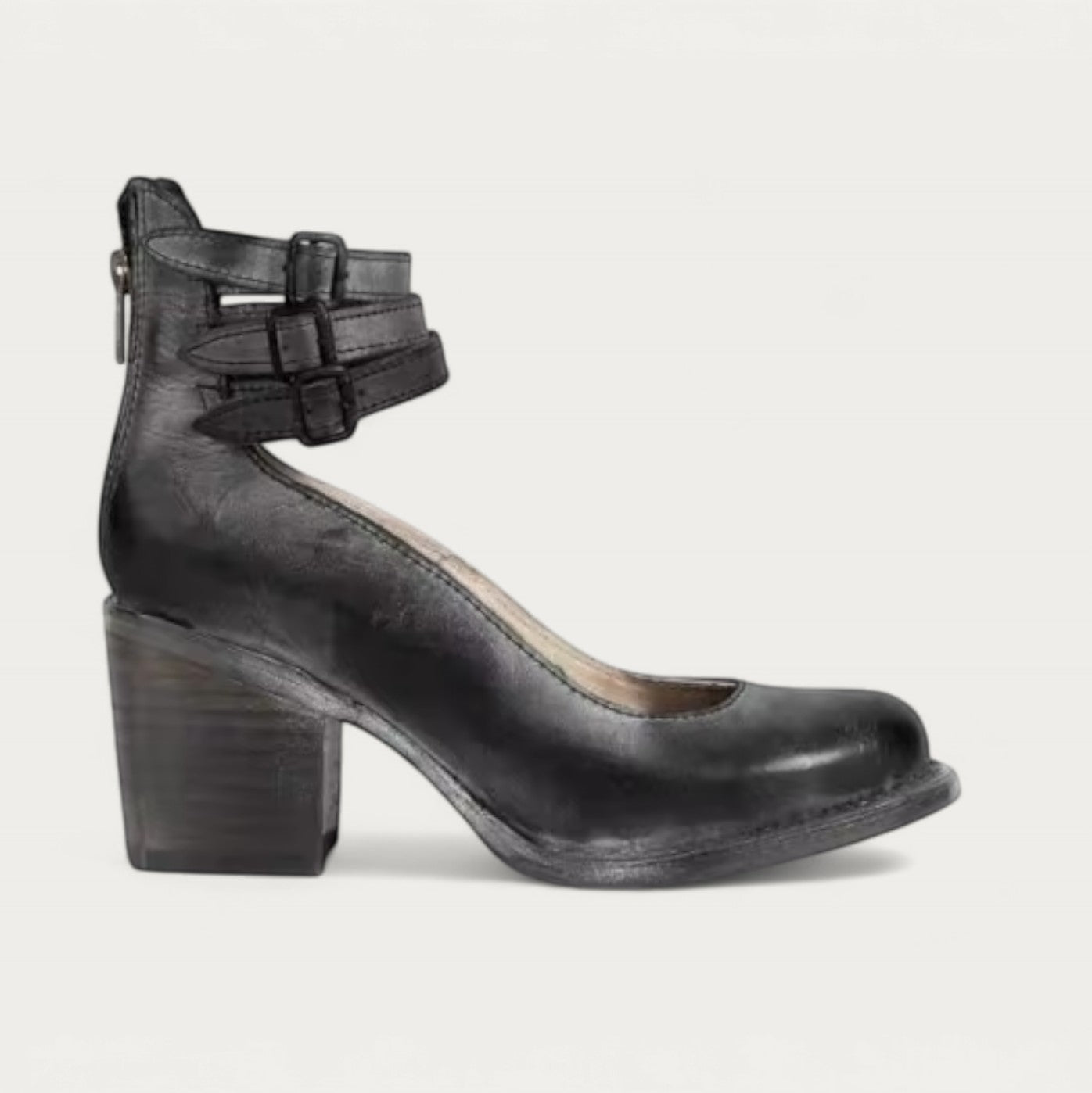 Colette™ | Escarpins vintage en cuir — souples, stables, irrésistibles