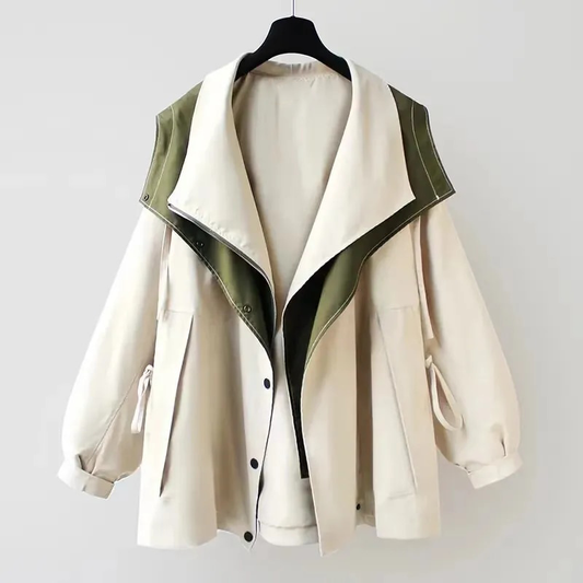 Fiore™ | Veste coupe-vent imperméable — douce au toucher, taille ajustable, chic par tous les temps