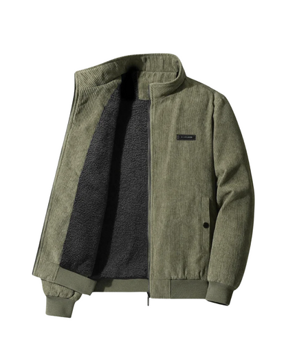 Olivier | Veste matelassée en velours côtelé, chaleur, élégance et confiance