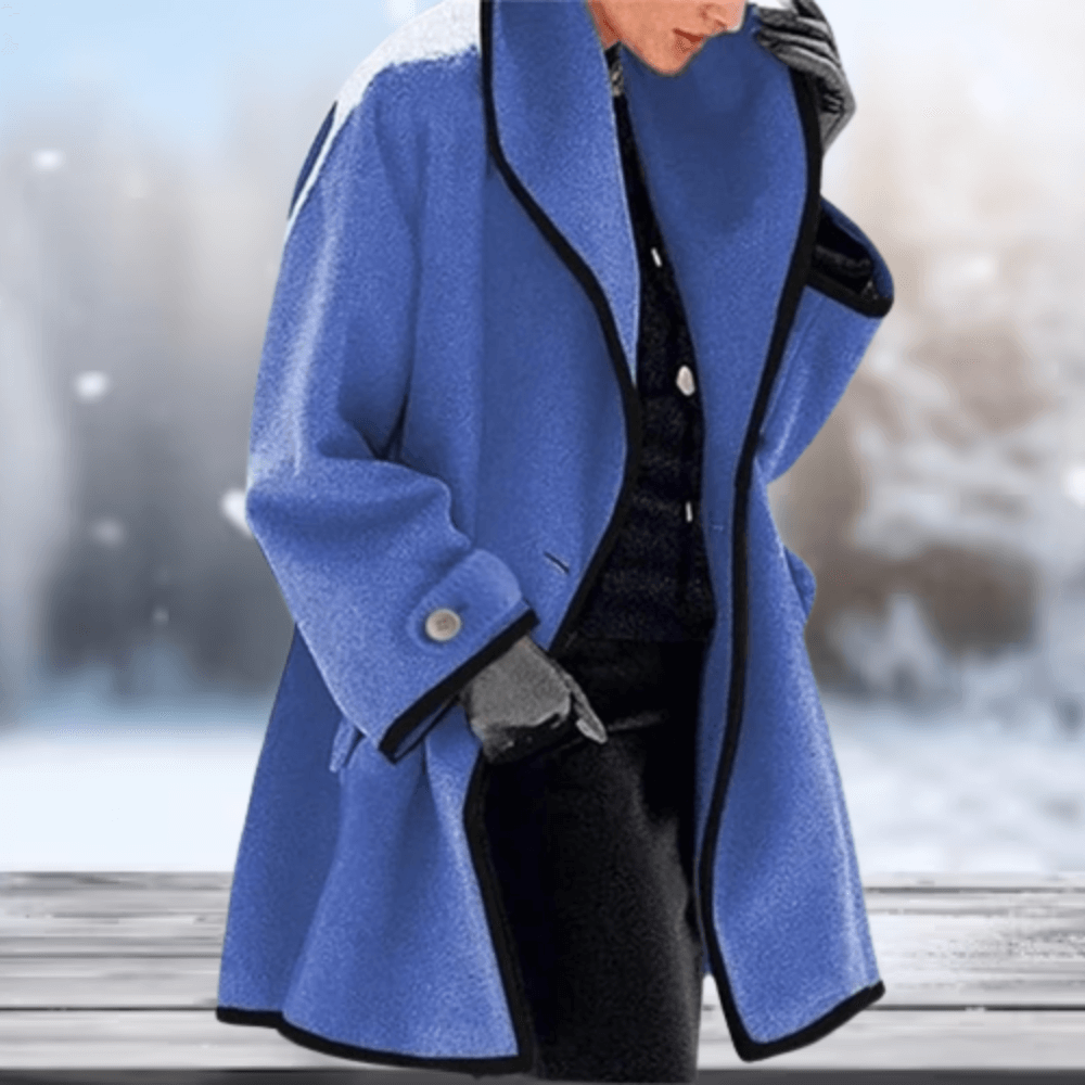Élise™ | Manteau d’hiver premium à liserés - élégance raffinée
