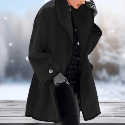 Élise™ | Manteau d’hiver premium à liserés - élégance raffinée