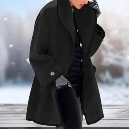 Élise™ | Manteau d’hiver premium à liserés - élégance raffinée