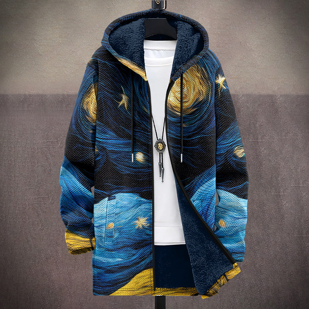 Waverley™ | Veste à capuche artistique — polaire douce, chaleur enveloppante, couleurs vibrantes