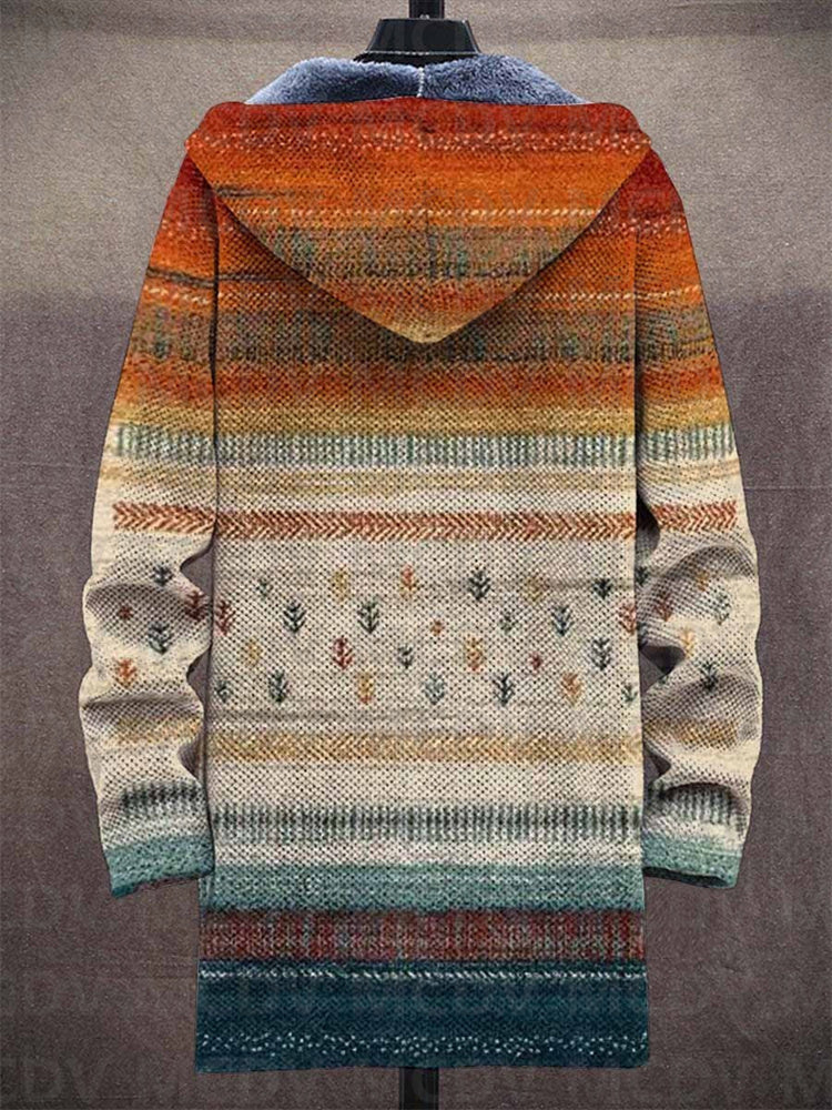 Zalie™ | Veste à capuche artistique — polaire douce, chaleur enveloppante, couleurs vibrantes