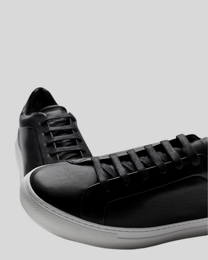 Felix™| Sneakers Oxford en Cuir Noir