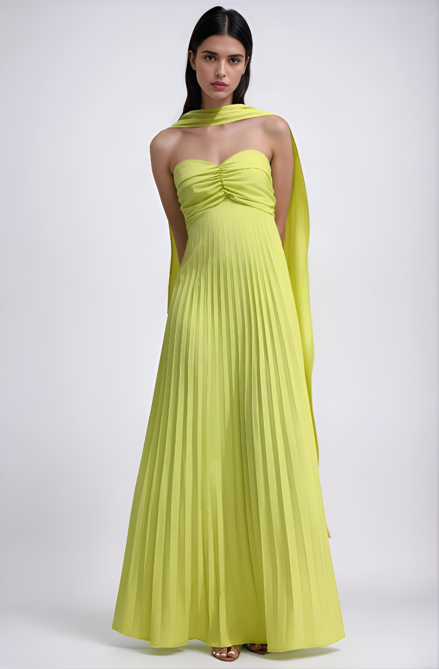 Caro™| Robe Longue Plissée Élégante