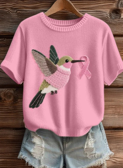 T-shirt rose poudré : douceur, style et joli message