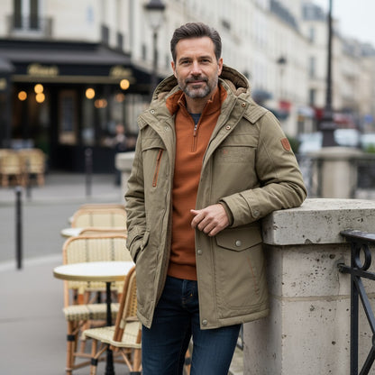 Henri™ | Parka matelassée — chaleur raffinée & style élégant pour l’hiver