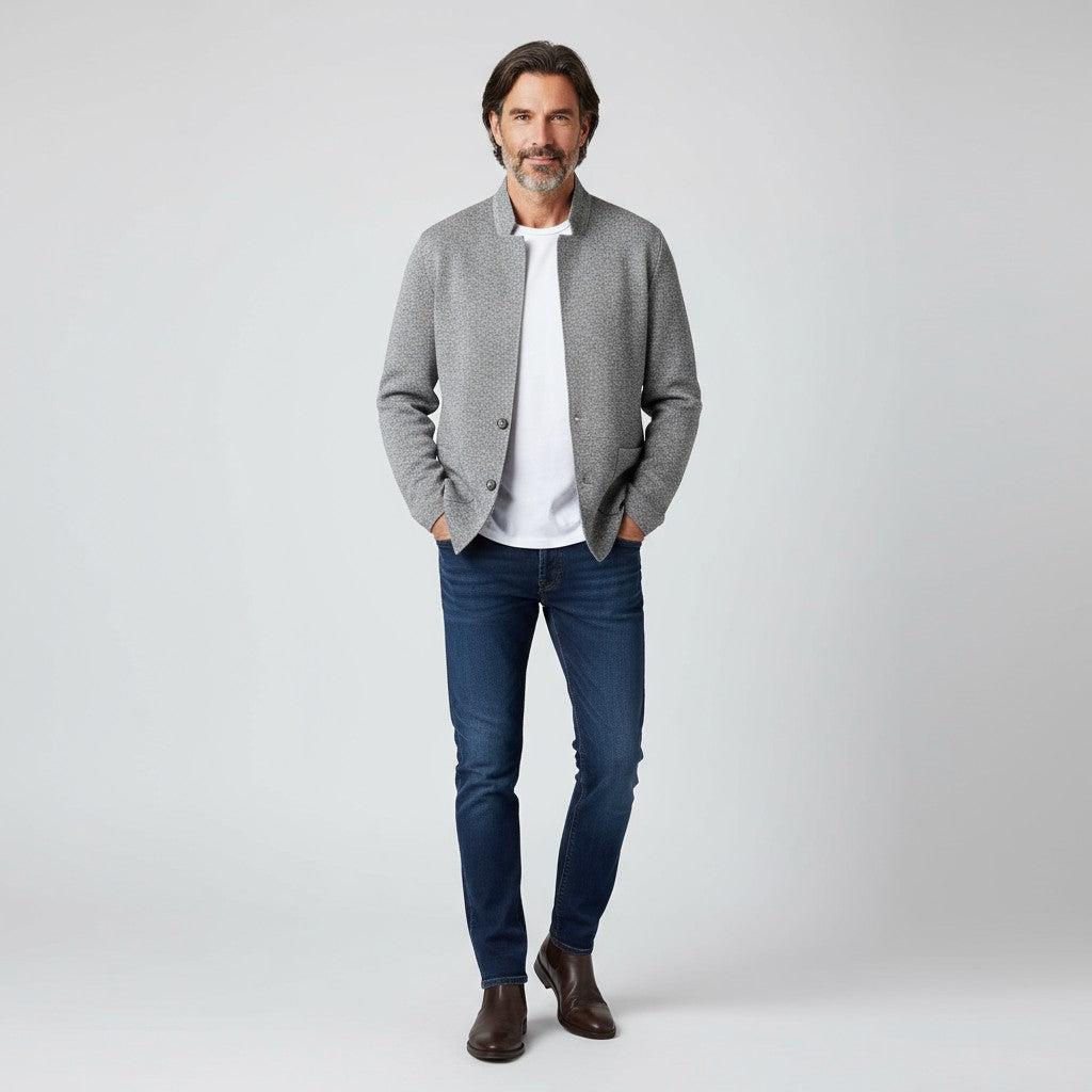 Luca™ | Veste tricot élégante — confort moderne & style décontracté