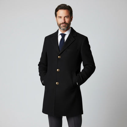 Étienne™ | Manteau long classique — élégance intemporelle & allure assurée