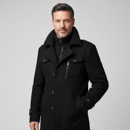 Xavier™ | Manteau hiver laine premium — chaleur supérieure & élégance intemporelle