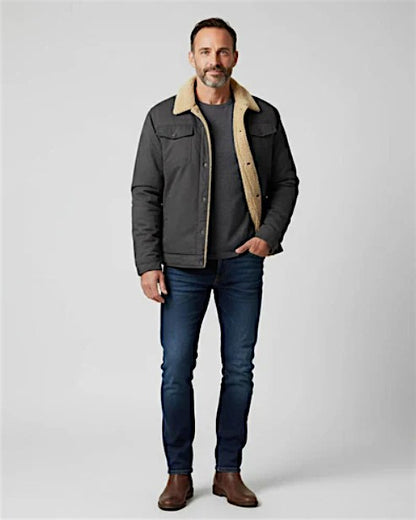 Ugo™ | Veste doublée sherpa — chaleur authentique & style décontracté