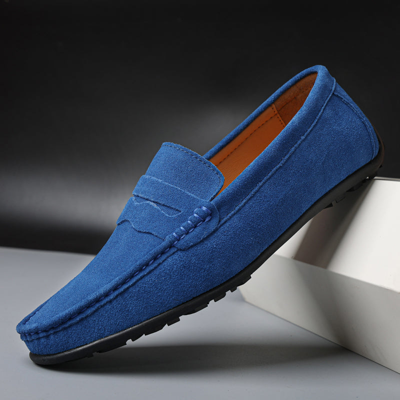 Adrien™ | Mocassins en suède vintage