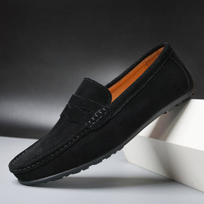 Adrien™ | Mocassins en suède vintage