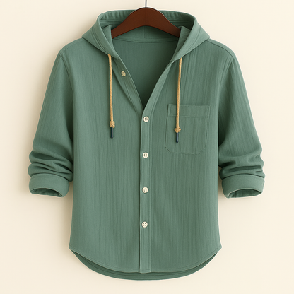 Lorenzo™ | Chemise à Capuche en Coton Premium