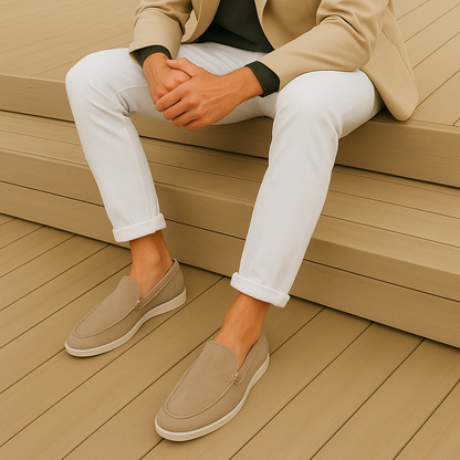 Luca™ | Mocassins en suède premium