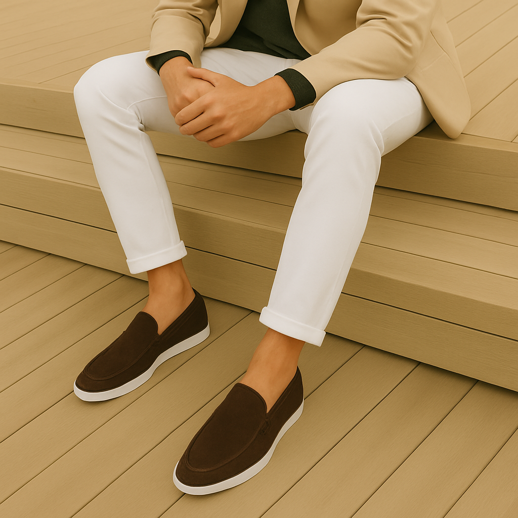Luca™ | Mocassins en suède premium
